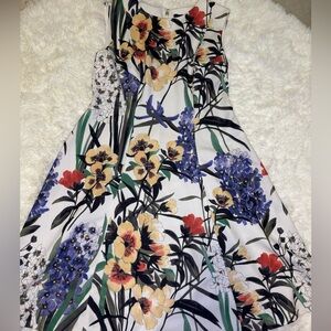 Tommy Hilfiger Sleeveless Fit & Flare Floral Dress